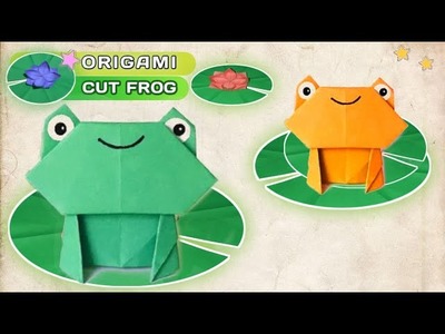 Easy Origami CUTE FROG | Origami Animals
