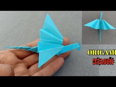 Easy Origami Dragon - How to Fold Paper DragonPaper size