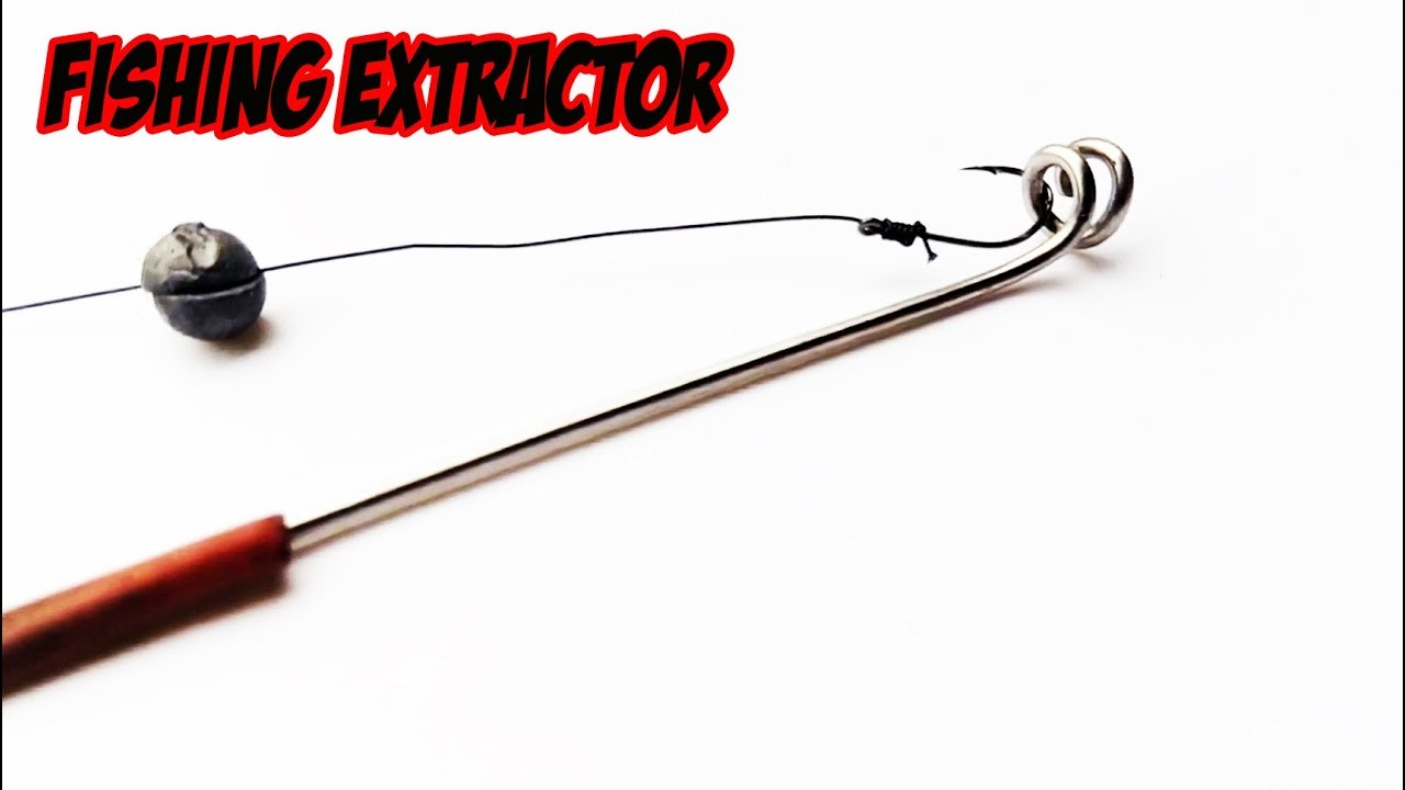 Fishing extractor. do it yourself . how to get a hook out of a fish's mouth