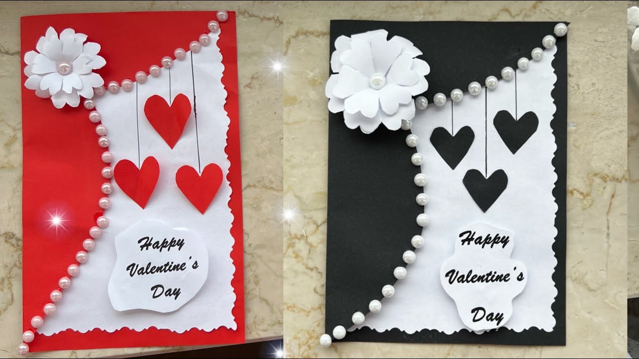 Handmade Valentines Card. How to make Valentine’s day Card. Card 8 März. Birthday Card Idea