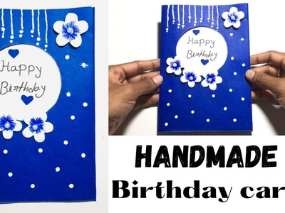 Happy Birthday Card. Beautiful Birthday card making. DIY Birthday card Ideas.Handmade Birthday Card