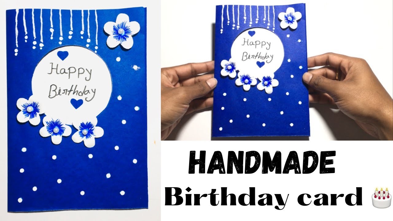 Happy Birthday Card. Beautiful Birthday card making. DIY Birthday card Ideas.Handmade Birthday Card