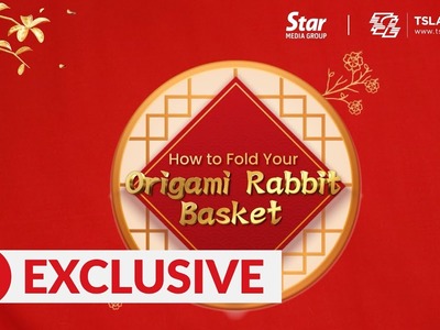 How to Fold Your Origami Rabbit Basket