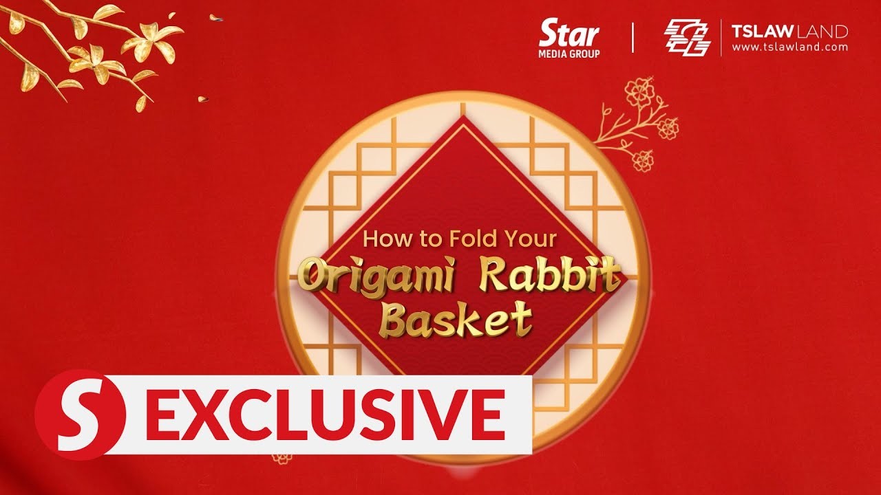 How to Fold Your Origami Rabbit Basket