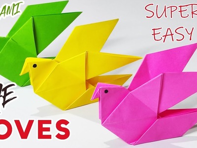 How to make a Dove Origami Step By Step - Dove Bird Origami