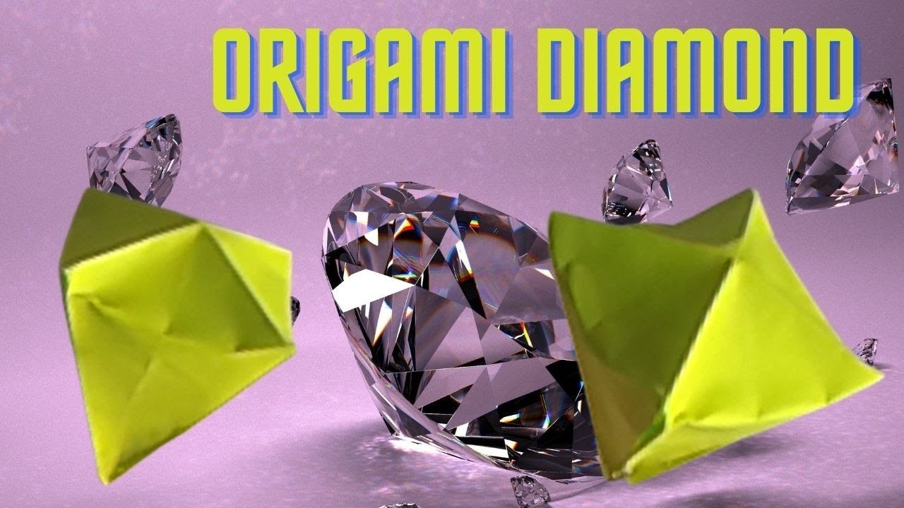 How to Make a Origami Diamond . Origami School