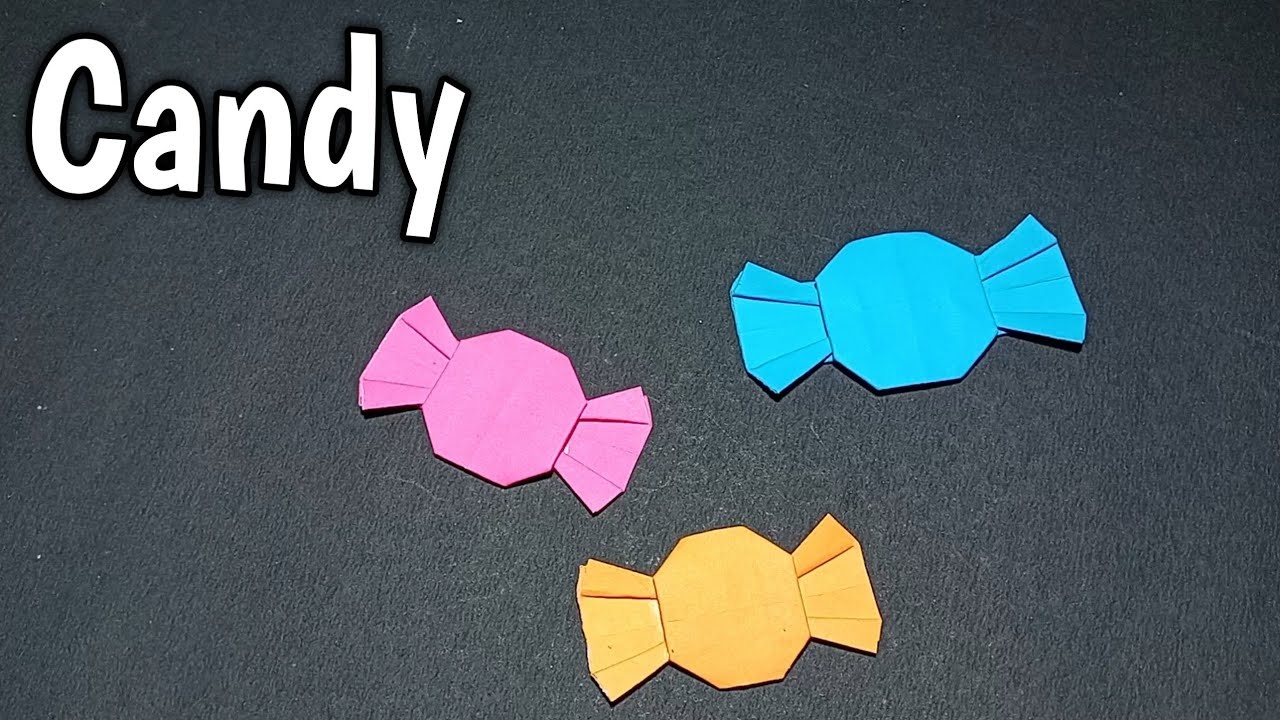 How to make a paper candy || origami tutorial