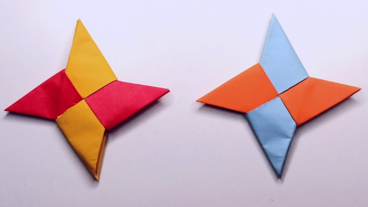 How To Make a Paper Ninja Star | Origami Paper Folding Tutorial for Beginners