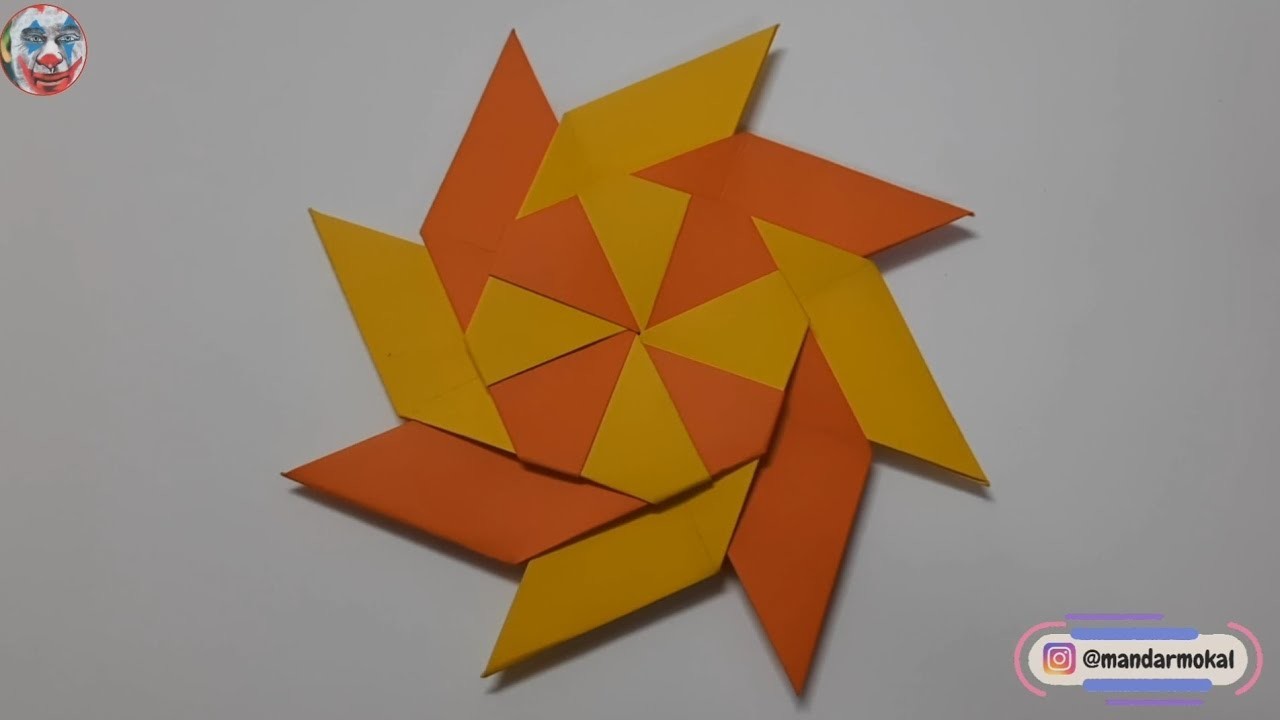 HOW TO MAKE A PAPER TRANSFORMING NINJA STAR | ORIGAMI NINJA STAR | ORIGAMI SHURIKEN PAPER NINJA STAR