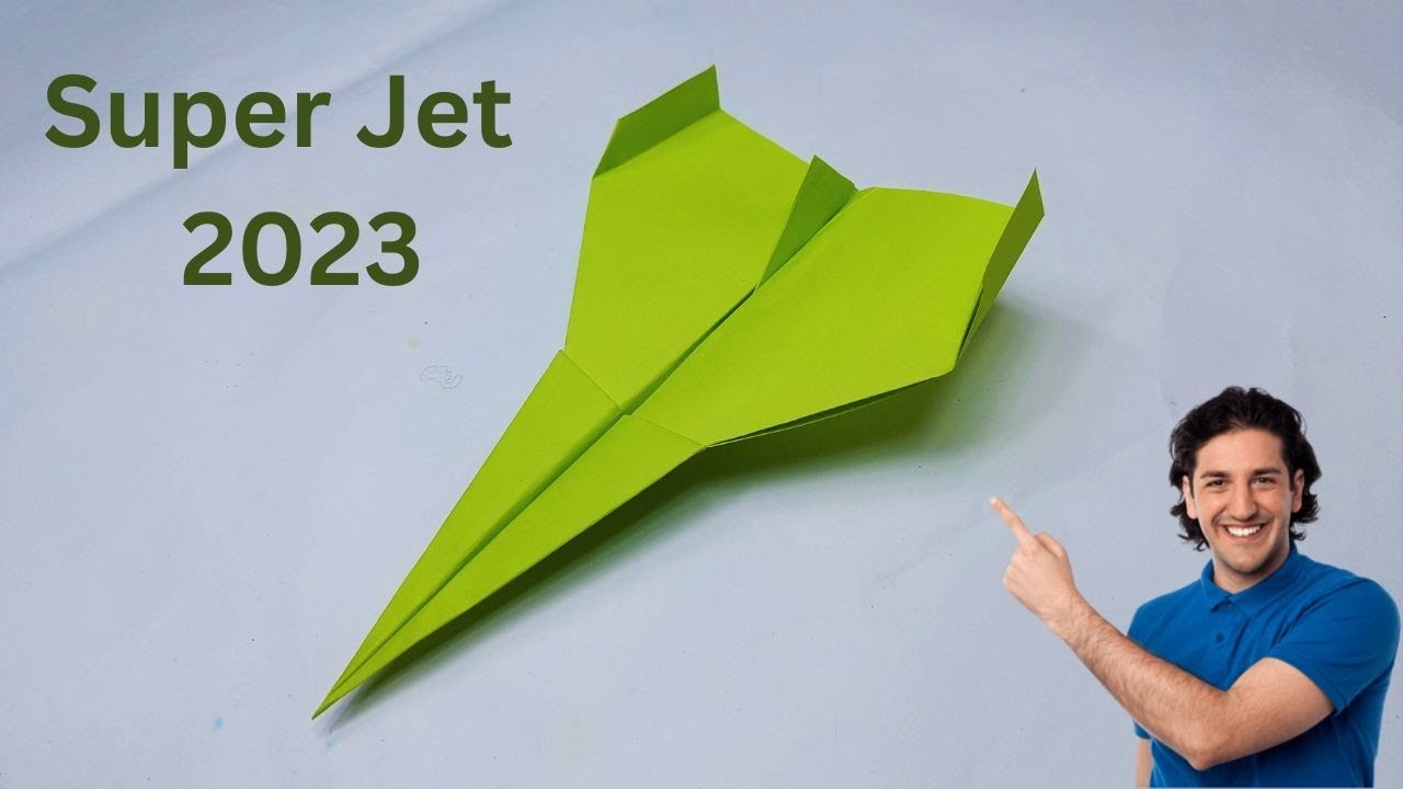 How to make a plane with paper very easy | How to make a paper airplane that flies far