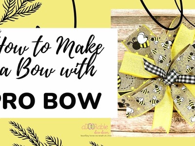 How to Make Bows | Pro Bow | Wreath Bow Tutorial | Wreath Bow Ideas