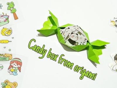 How to make Candy Box from origami