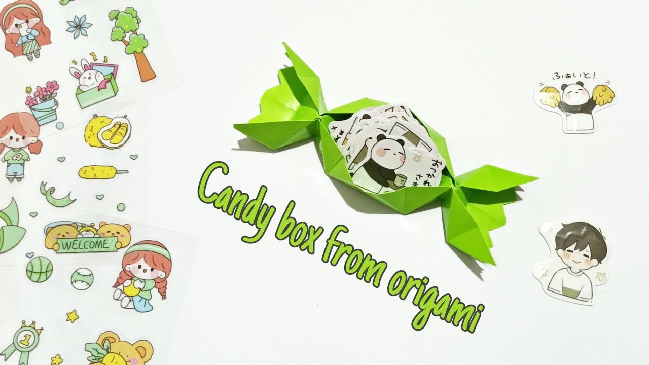 How to make Candy Box from origami