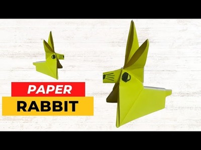 How to Make Origami Bunny Rabbit Step by Step | 3D Origami Animals Tutorial |Easy Craft Animal Ideas