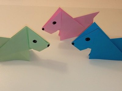 How To Make Origami Dog Easy. Simple Origami Techniques