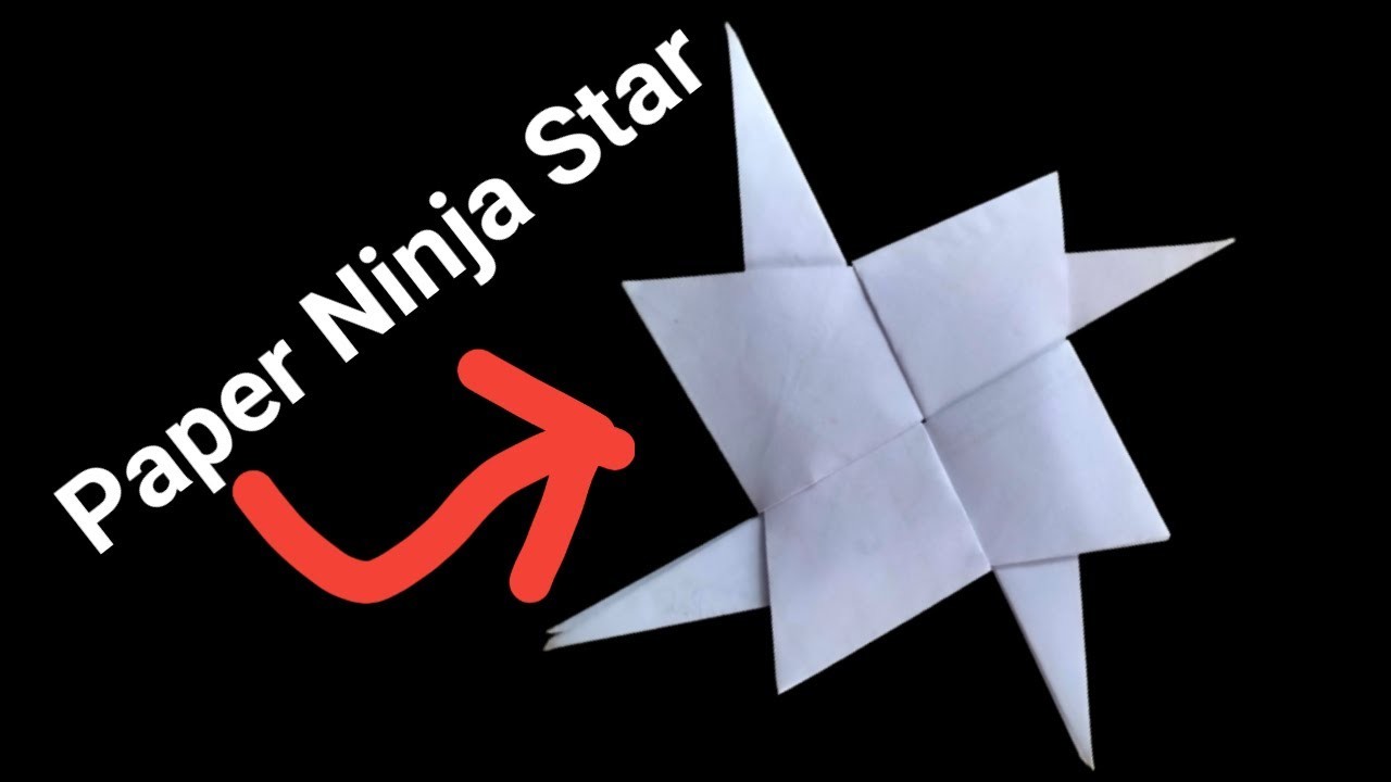 How to make Paper Ninja Star - Origami ⭐????