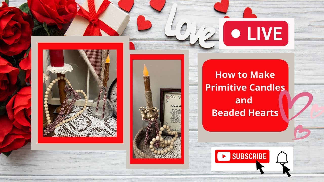 How to Make Primitive Candle Holder