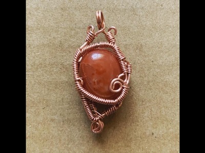 HOW TO WIRE WRAP AWKWARD SHAPE STONES: Beginners tutorial for wire wrapping a crystal