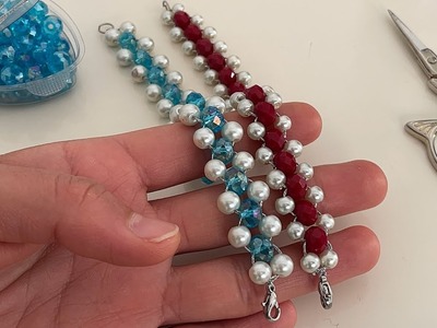 I could not make bracelets from beads immediately