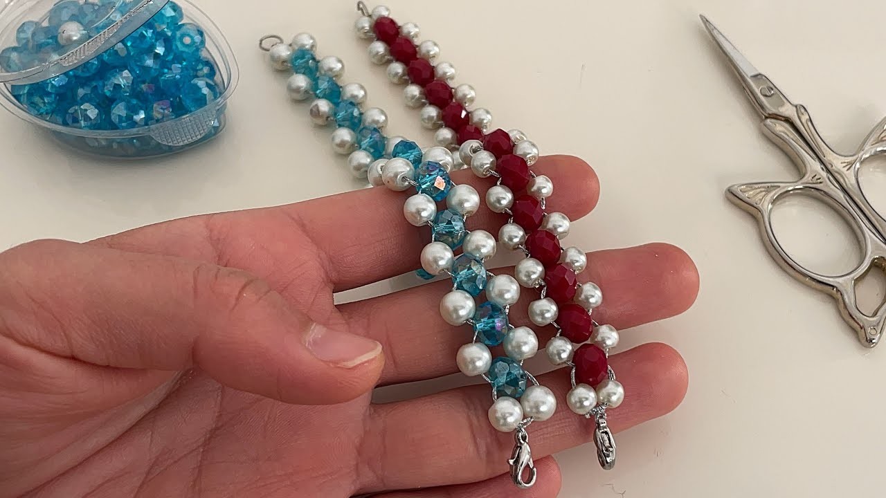 I could not make bracelets from beads immediately