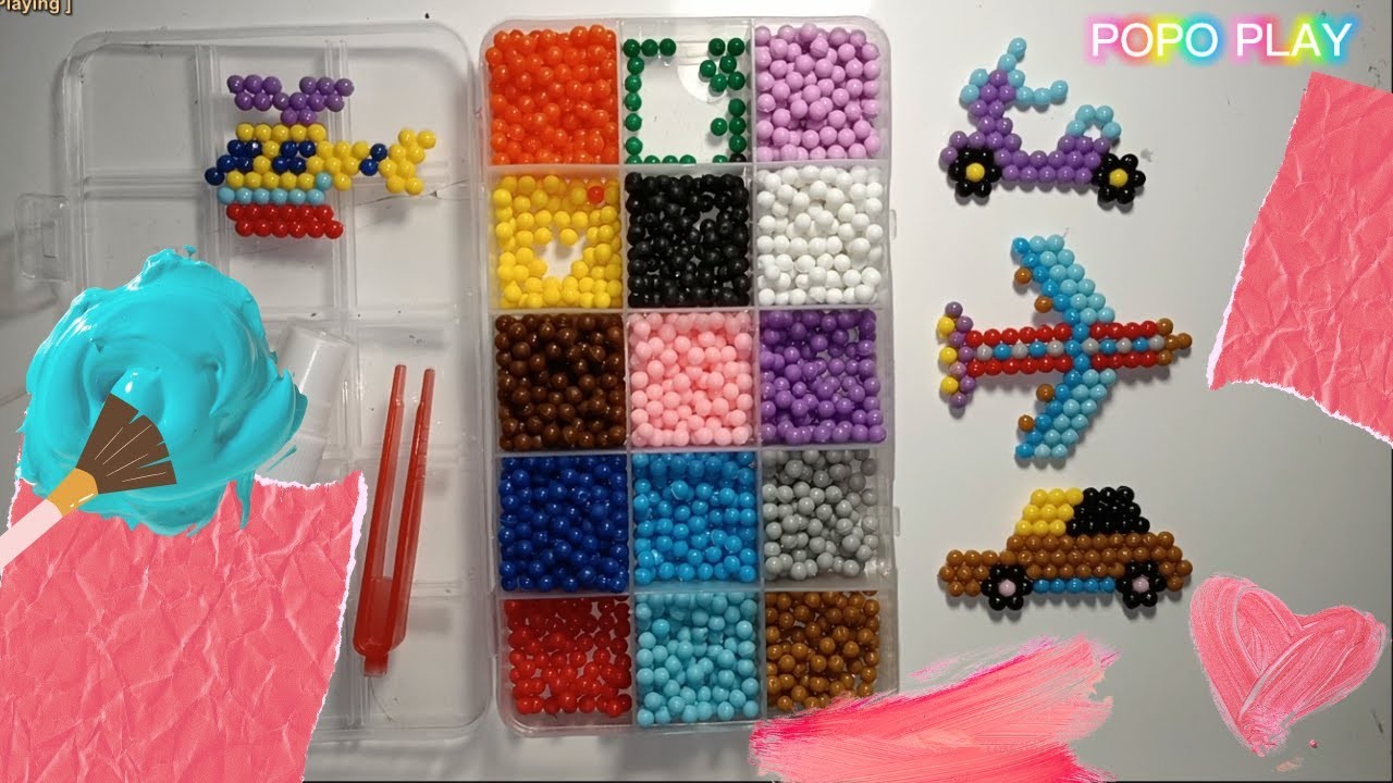 Make a Scuter AquaBeads - DIY Water Spray Magic Beads kit - Aquabead Beginner - How to