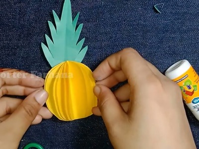 Making a Pineapple out of paper | Reporter Farhana