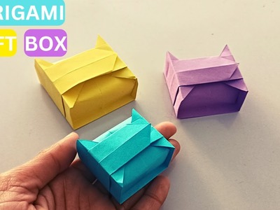 Origami Gift Box | How o make easy paper gift box | Craftboat