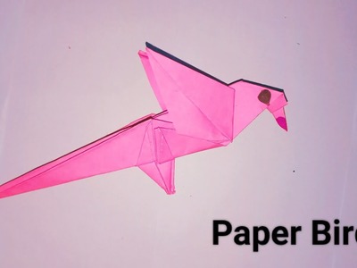 Origami Paper Parrot | How To Make Paper Bird