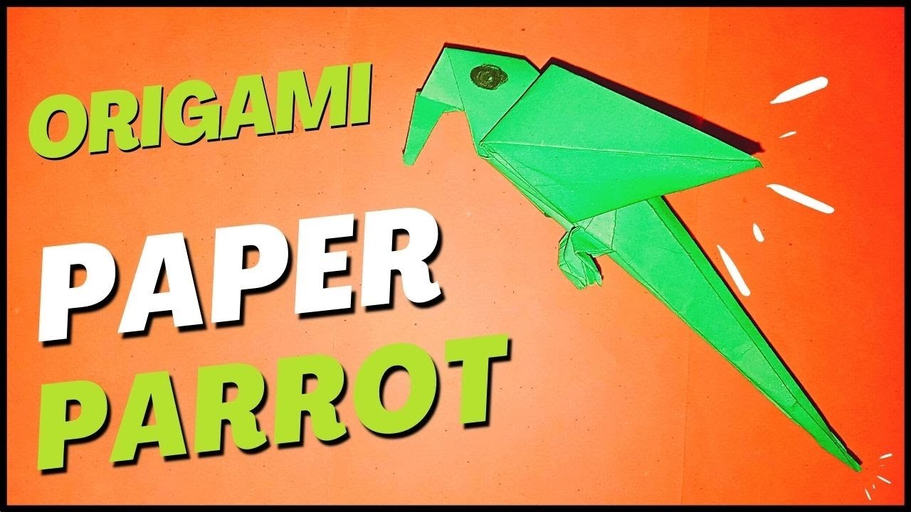 Origami Paper Parrot - How to make easy origami bird