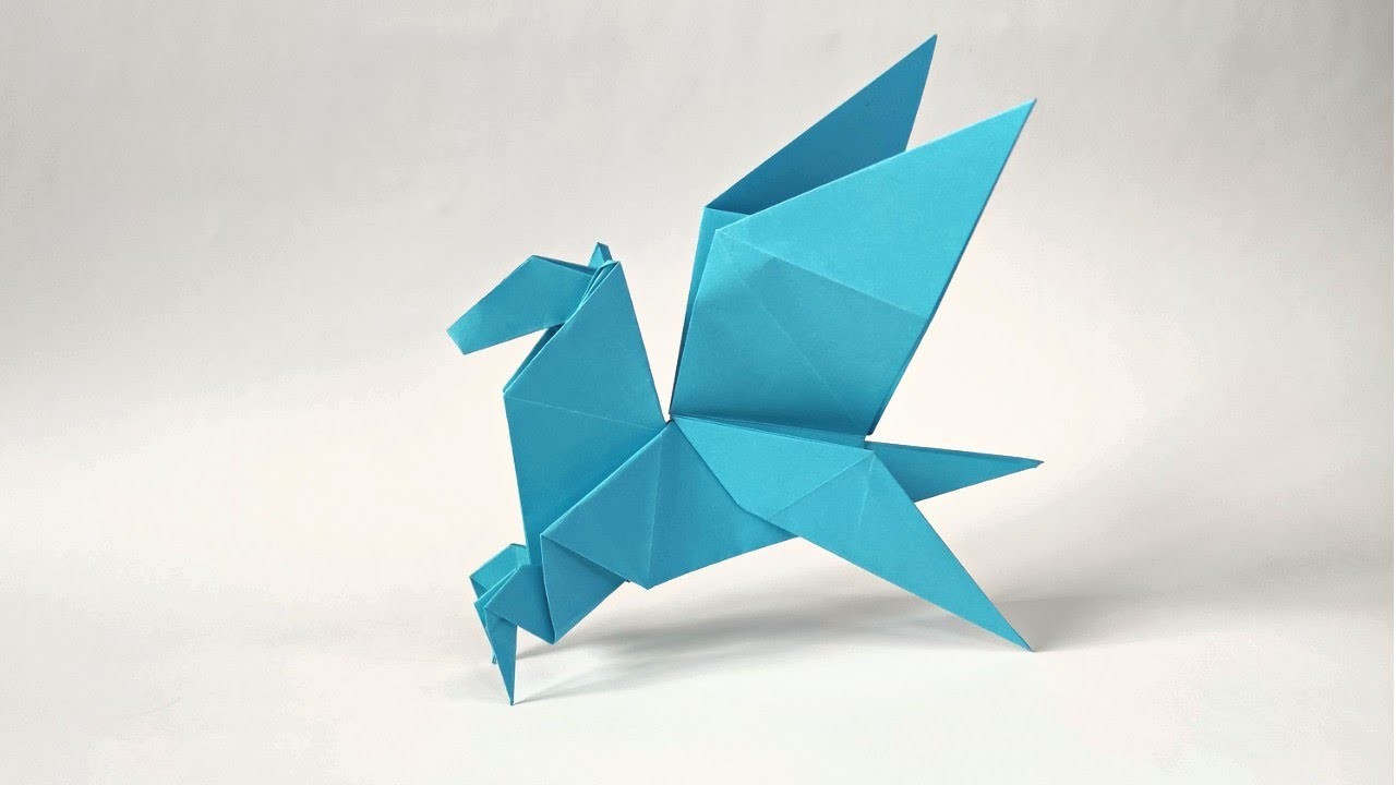 Origami PEGASUS tutorial | How to make a paper pegasus