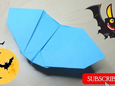 Paper Bat Airplane Making . Easy Origami Airplane