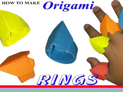 Paper ring making | Origami paper ring easy