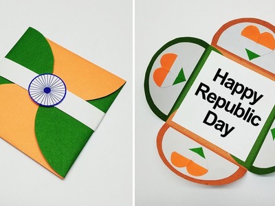 Republic Day Card Making | 26 January Craft | Republic Day Craft Ideas | Easy Greeting Card 2023