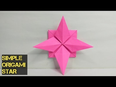 SIMPLE ORIGAMI STAR - 8 minutes making star origami