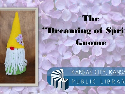 Take Home Craft: "Dreaming of Spring" Gnome
