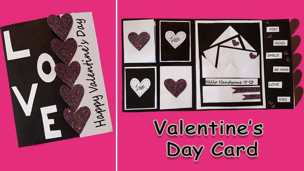 Valentine's day card. valentine craft. Homemade valentine card. valentine gift idea. Love card