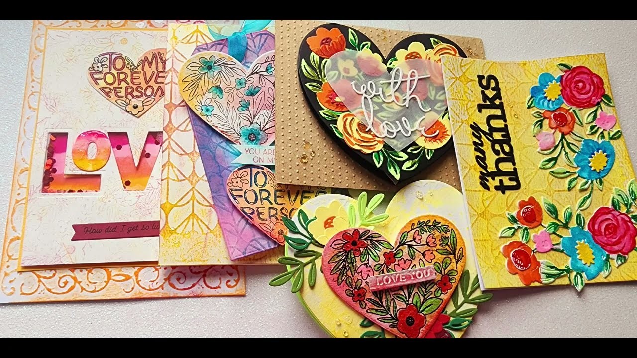 Valentine's day cards Club Spellbinders  #SpellbindersClubKits #Spellbinders #neverstopmaking