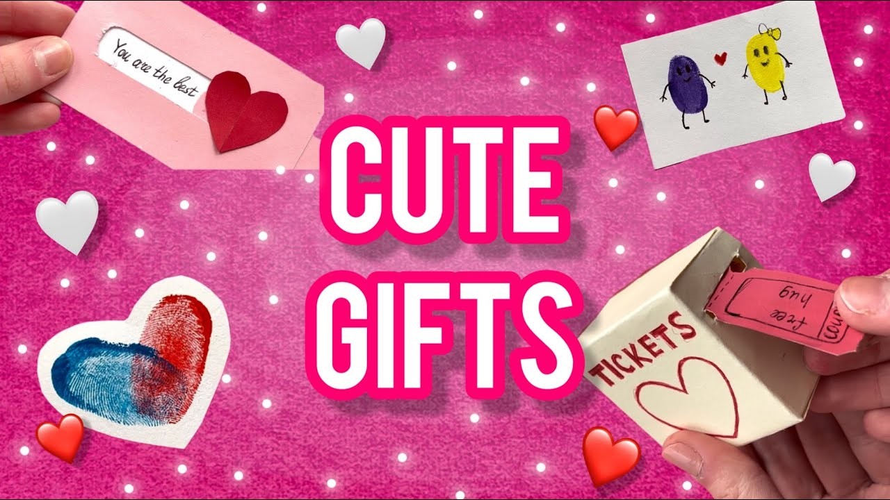 4 IDEAS | EASY PRESENTS IDEAS | DIY GIFTS | CUTE GIFTS ????