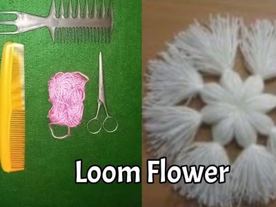 Amazing Hair Comb Beautiful Flower Design Trick and Trick Hand Embroidery