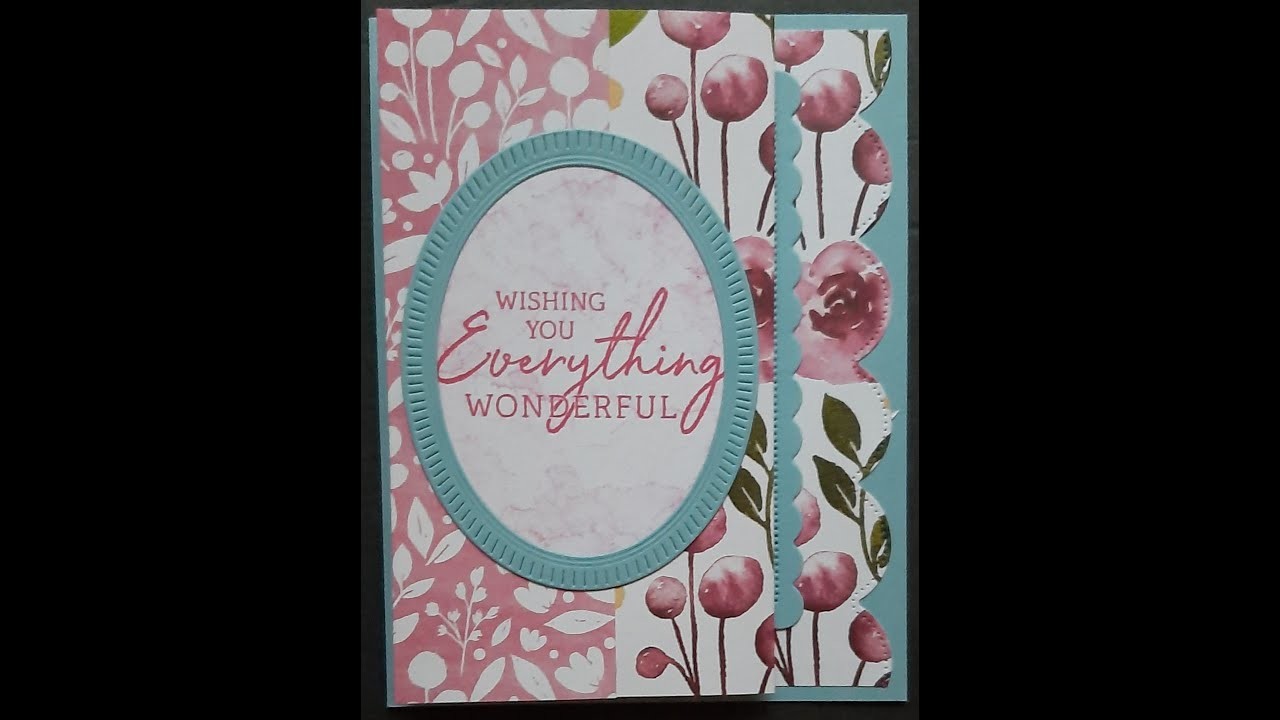 Awash in Beauty Fun Fold Card