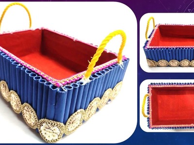 BEAUTIFUL BASKET IDEAS - Storage Basket Ideas - Handmade Organizer Basket !! DIY School Projects.