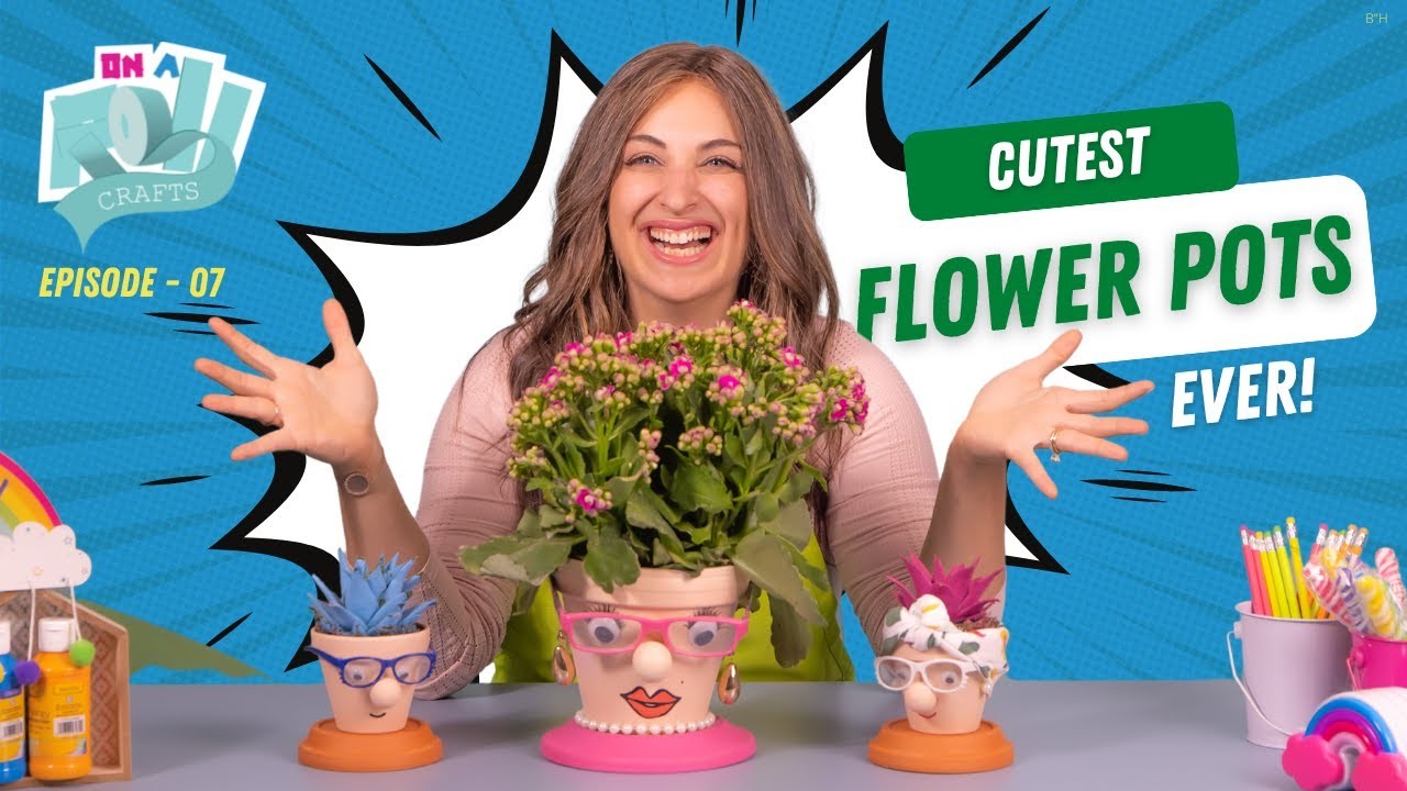 Cutest Flower Pot Faces | Planter Pot Face |  DIY Pot People | Plant Decor Ideas
