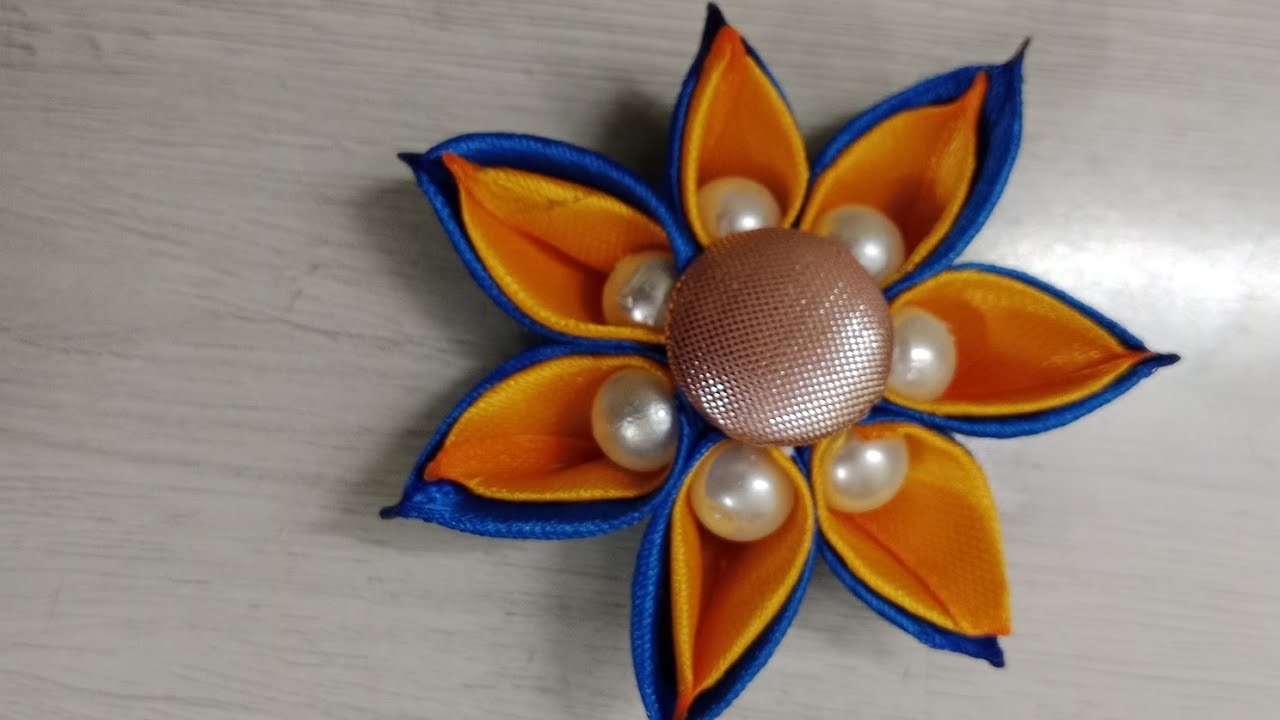 Diy:Handmade fabric flower.How are fabric flower made.cloth flowers #handmade #diy