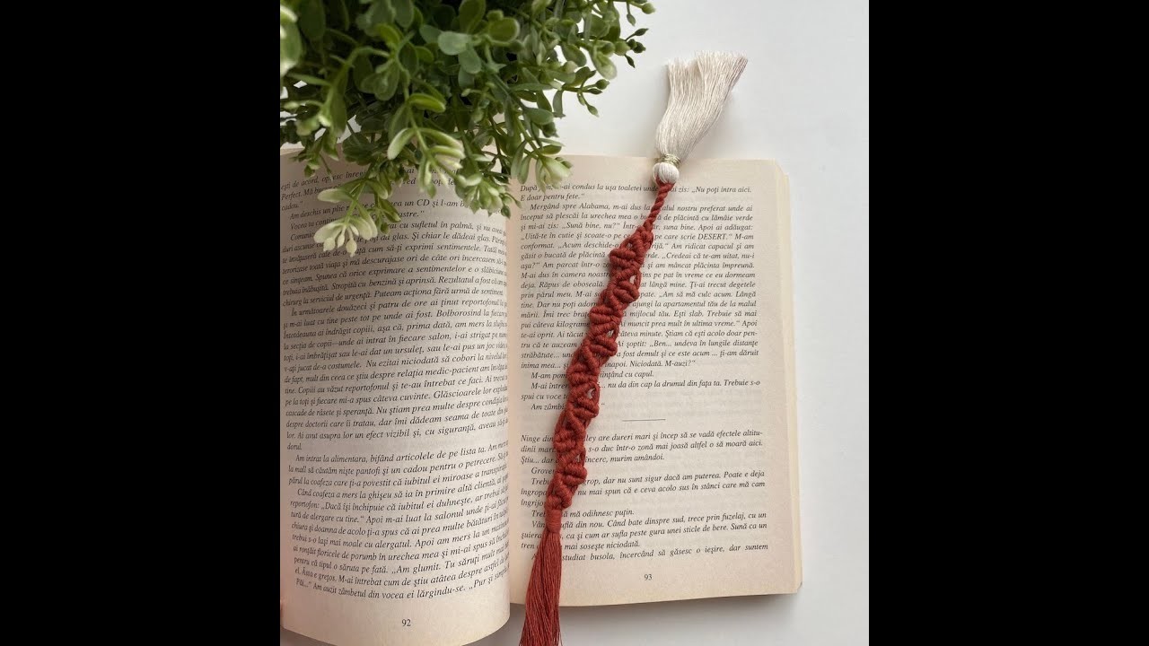 DIY Knots Bookmark ✿ Macrame Leaf Bookmark ✿ Semn de Carte Macrame ✿ AidaCrafts