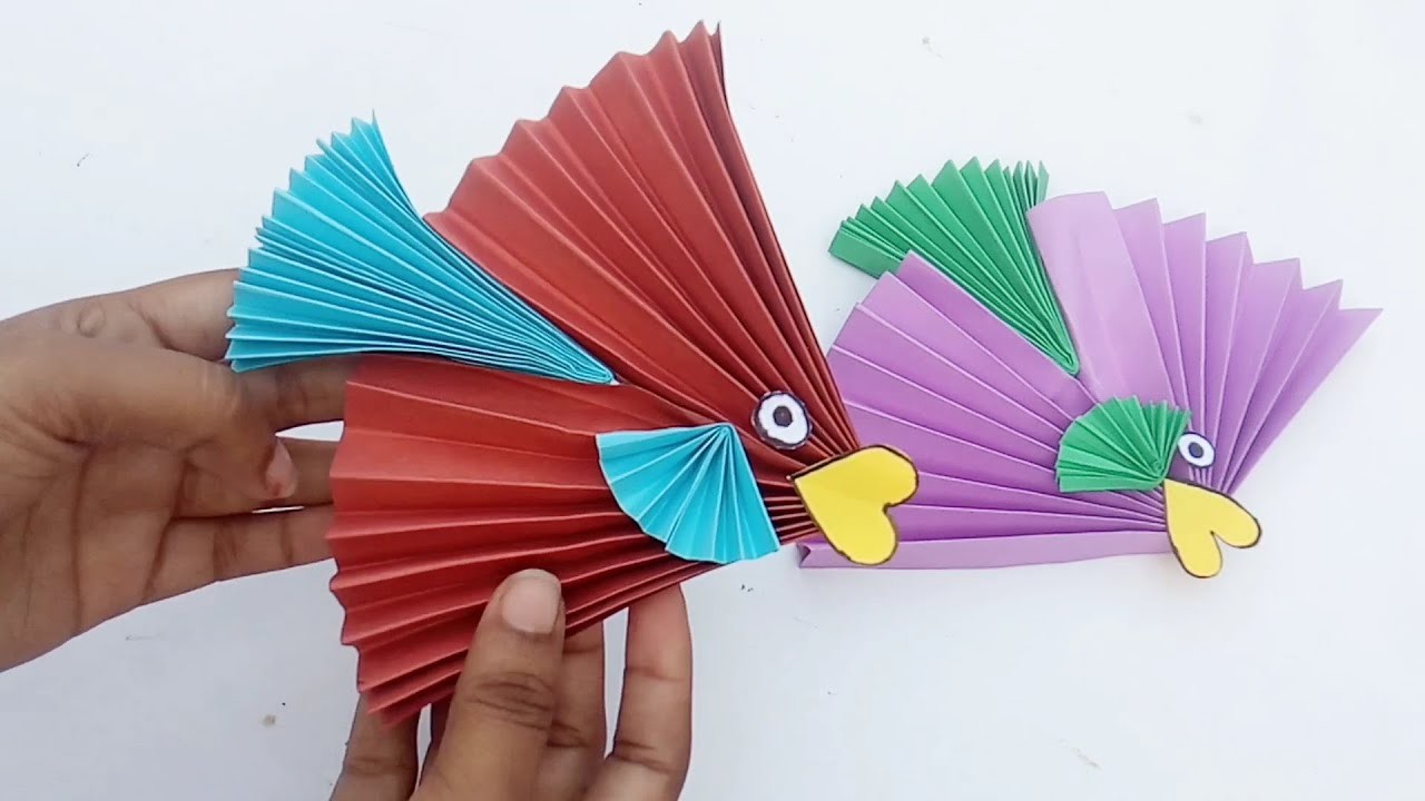 DIY Moving Paper FISH | Easy Paper Crafts | DIY paper crafts #DIy #papercraft
