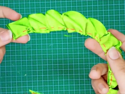 Diy ribbon flower