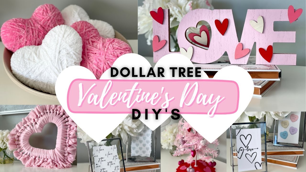 Dollar Tree VALENTINE'S DAY 2023 DIY's | Dollar Tree Valentines 2023 | Valentines DIY & Decor ????