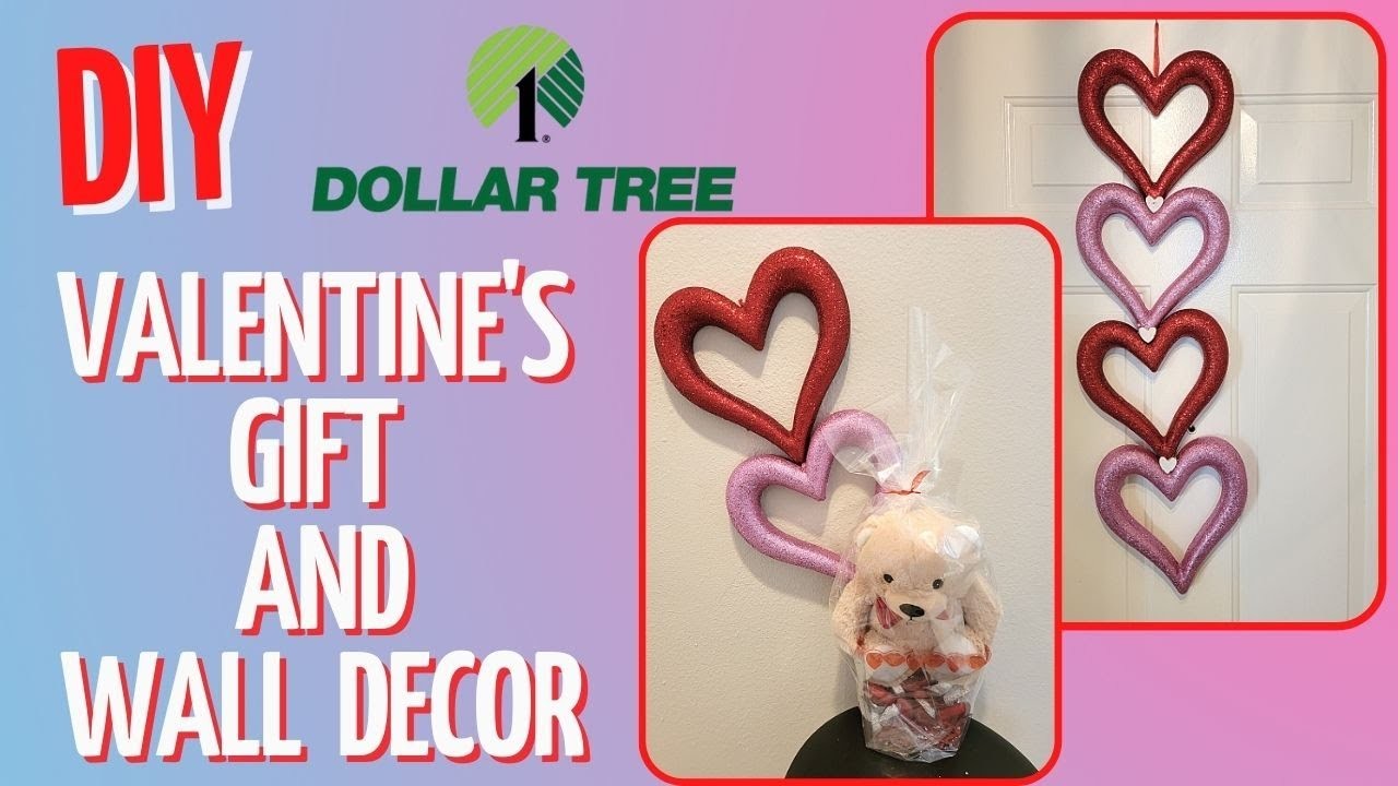 #dollartree Dollar Tree Valentine's Day DIY |  Dollar Tree DIY Valentine's Day Decor Ideas