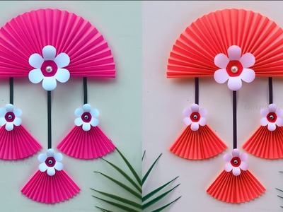 Easy and Quick Paper Wall Hanging Ideas. A4 sheet Wall decor. Cardboard Reuse.Room Decor DIY