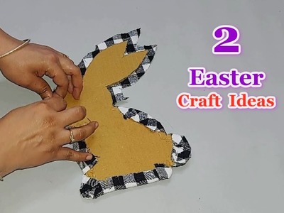 Easy Economical Easter wreath making idea with simple materials| DIY Affordable Easter craft idea????19